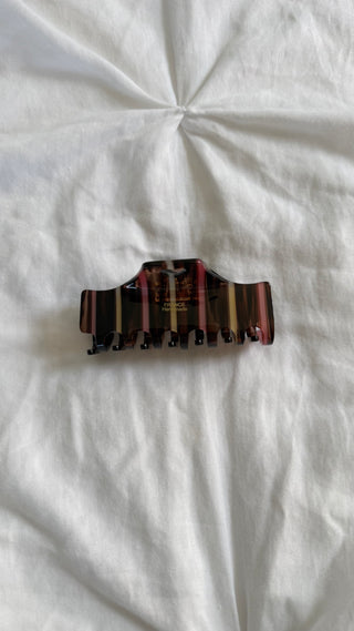 Raspberry Lemon Cafe Claw Clip