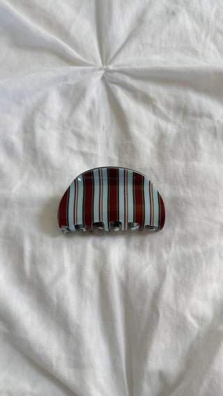 Retro Stripe claw clip