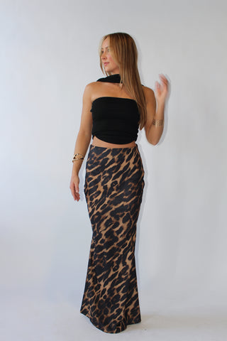 Leopard Luxe Mermaid Skirt