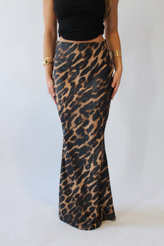 Leopard Luxe Mermaid Skirt