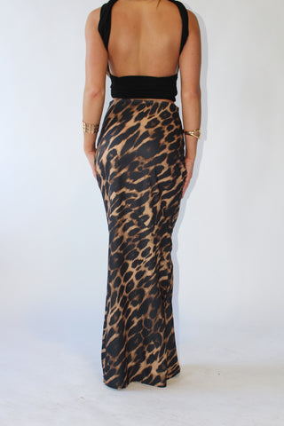 Leopard Luxe Mermaid Skirt
