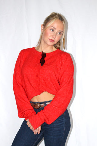 Strawberry Pop Cardigan