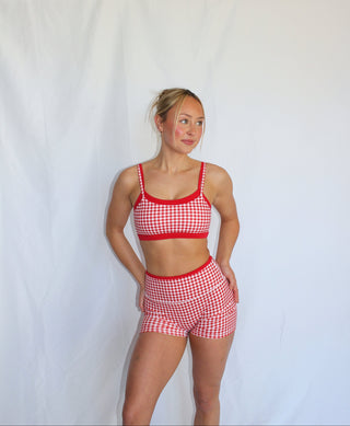 Strawberry Picnic Sport Bra