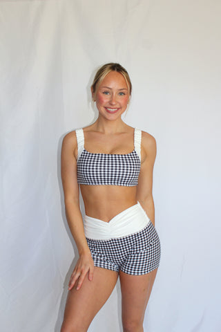 Gigi Gingham Sports Bra