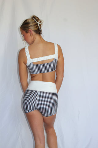 Gigi Gingham Sports Bra