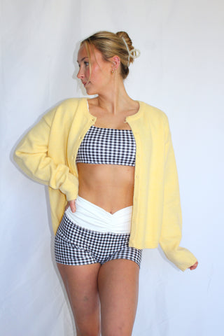 Gigi Gingham Sports Bra