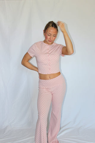 Blush Dot Top
