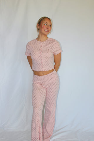 Blush Dot Top