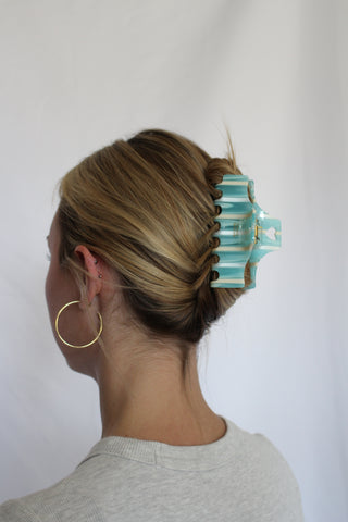 Sky Lemon Claw Clip
