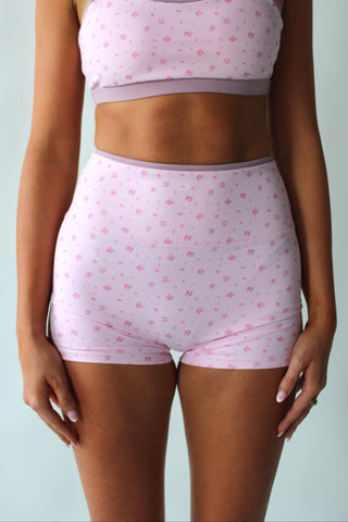 Pink Bloom Shorts