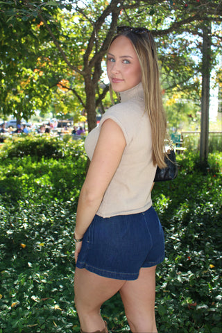 The Chelsea Denim Skort