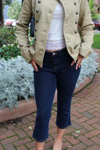 City Denim Capri