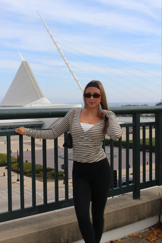 The Blair Wrap Top