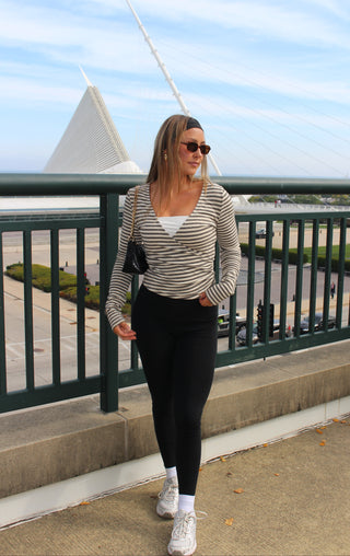 The Blair Wrap Top