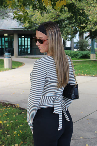 The Blair Wrap Top